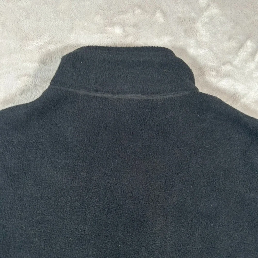 VTG Patagonia Synchilla Vest Men Large Black Better Sweater Fleece Full Zip USA